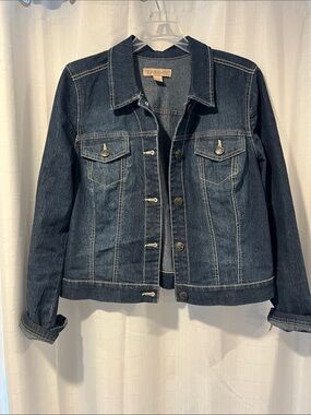 Vintage America Dark Blue Denim Jacket